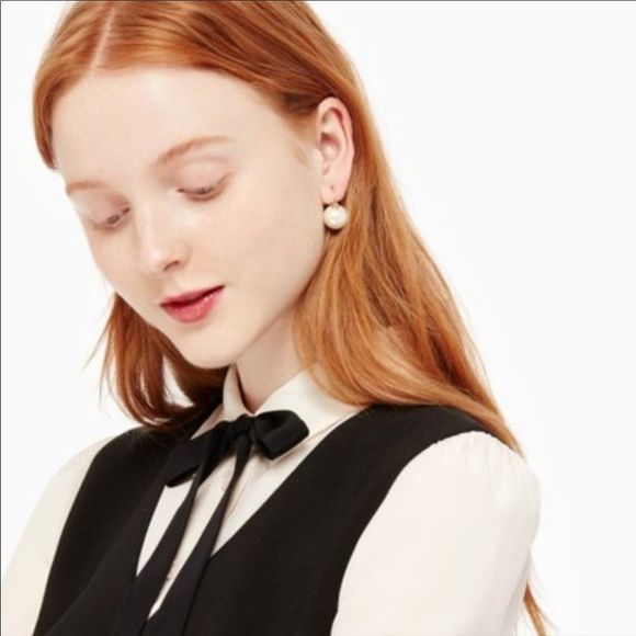 Kate Spade Shine On Bauble Pearl Drop Earrings KS - Picture 11 of 11